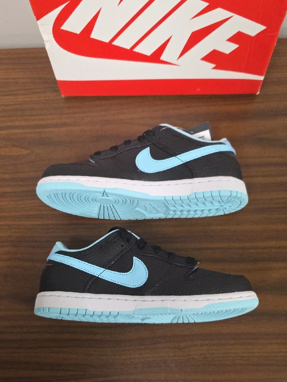 Nike Dunk Low SE (PS) Barber Shop Black (2022) Youth Size 3 DH9755-001 NEW
